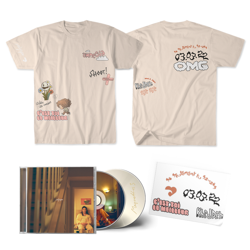 PACK CD + CD « MAQUETTES » OFFERT + T-SHIRT
