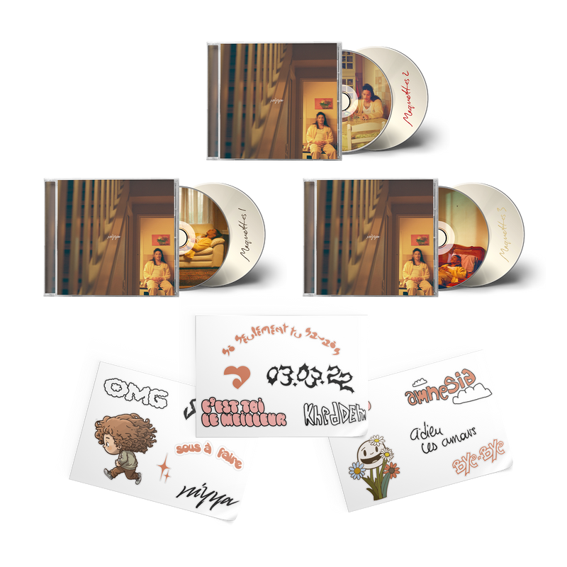 PACK 3CDS + 3CDS “MAQUETTES” OFFERTS